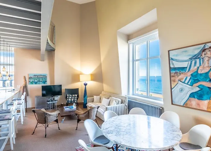 Sun Keyweek Duplex Breathtaking View Of The Ocean And Palace Gardens Biarritz